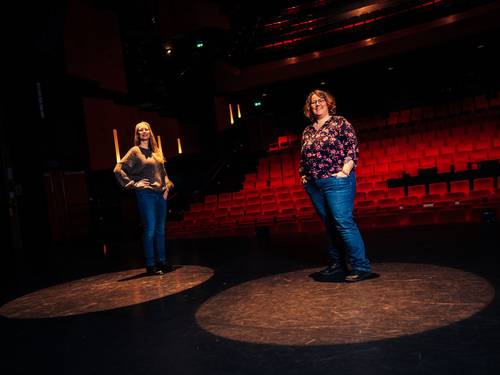 Wijkjury op het podium